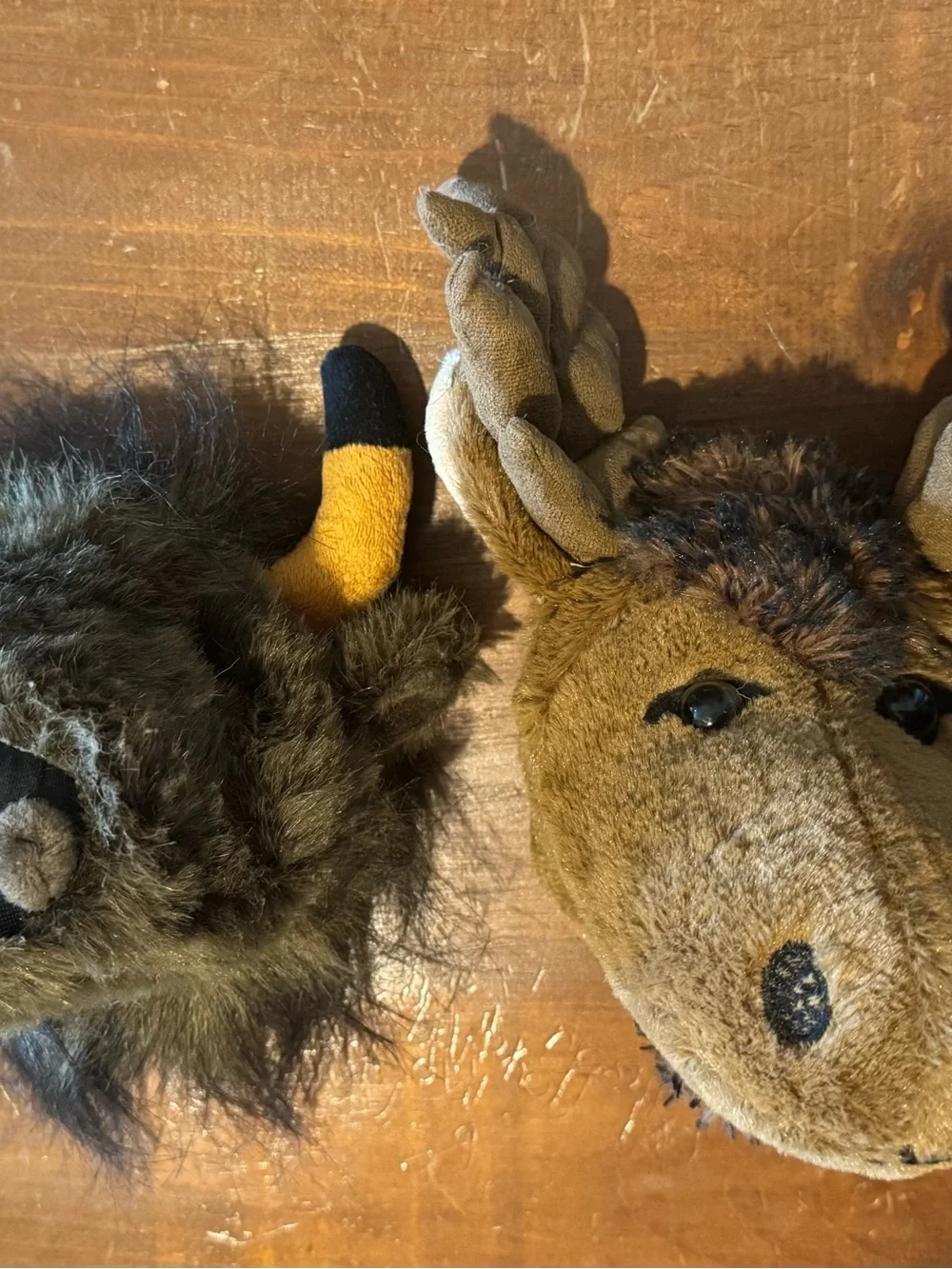 Stuffed animal heads for nursery room
